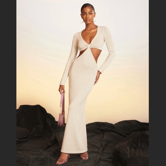 Cult Gaia Cream Maxi Dress - Picture 11 of 15